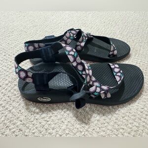 Chaco Z1 Sandals with Multicolor dot Straps Women’s 10